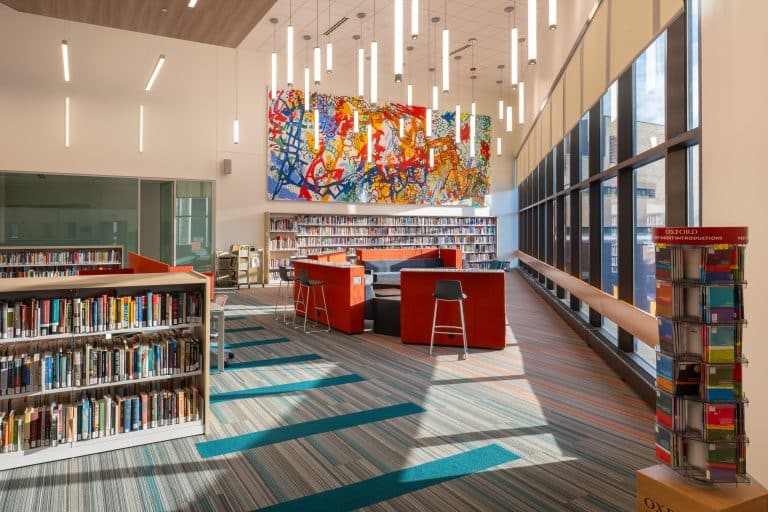 Newly Renovated Oakton Community College Library and Learning Commons